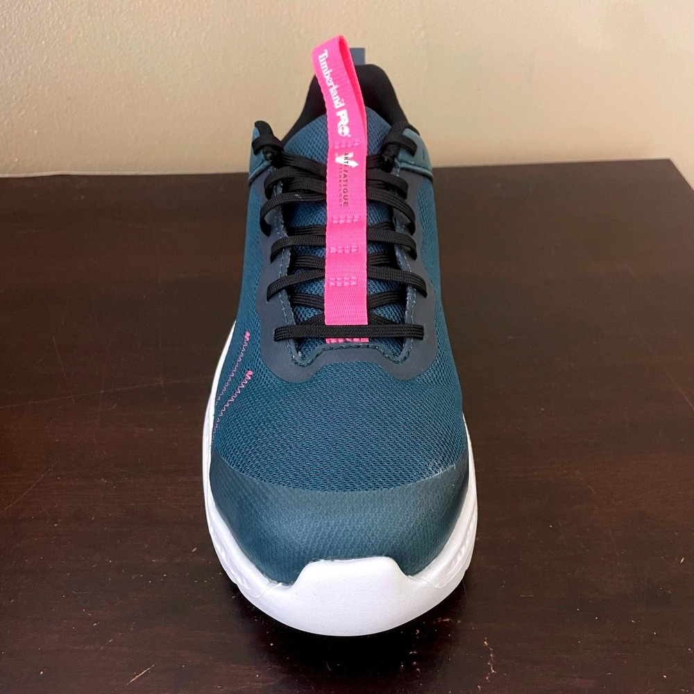 Timberland PRO Drivetrain Women Teal Pink Composite Safety Toe Work Shoes NEW‎ - Picture 4 of 7